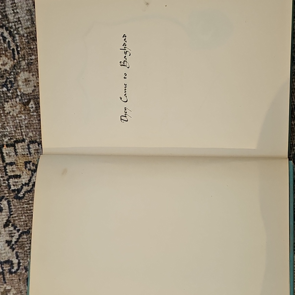 SALE! 1951 Edition Of Agatha Christie They Came To Baghdad - Picture 2 of 4